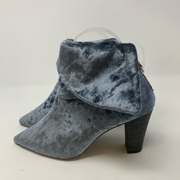 Free People Moonlight Velvet Pointed Toe Booties - Picture 8 of 9